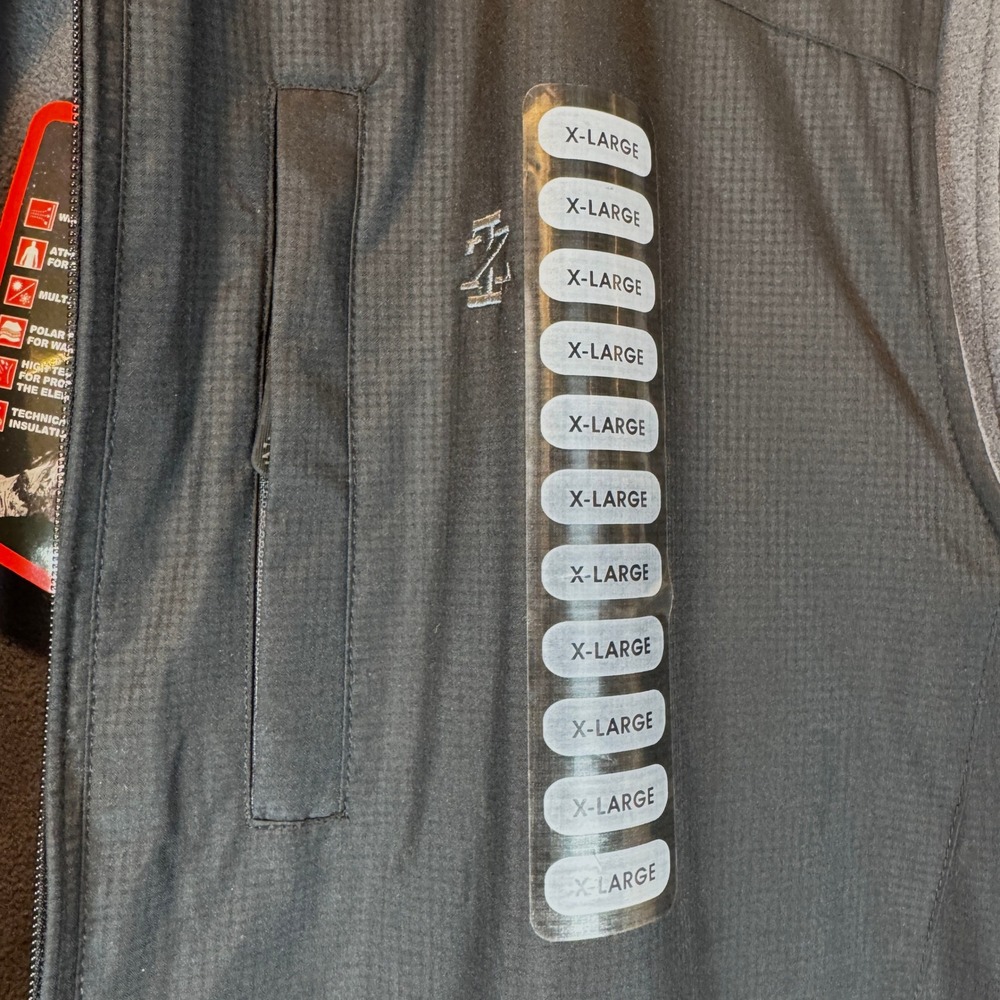 NWT IZOD Wind & Water-Resistant Men's XL Fleece Lined Vest Utility Pockets Warm - Picture 6 of 7